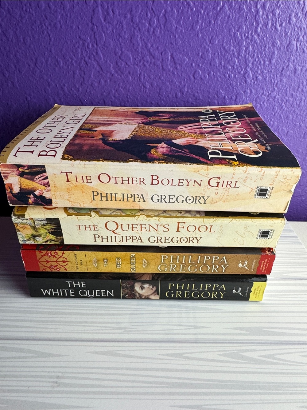 Philippa Gregory Historical Fiction Book Lot Collection 4 Paperbacks
